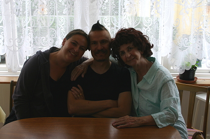 Jag, Tony min bror och vår mamma Joanna